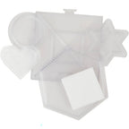 Small & Large Basic Shapes Clear Pegboards - 5 Ct