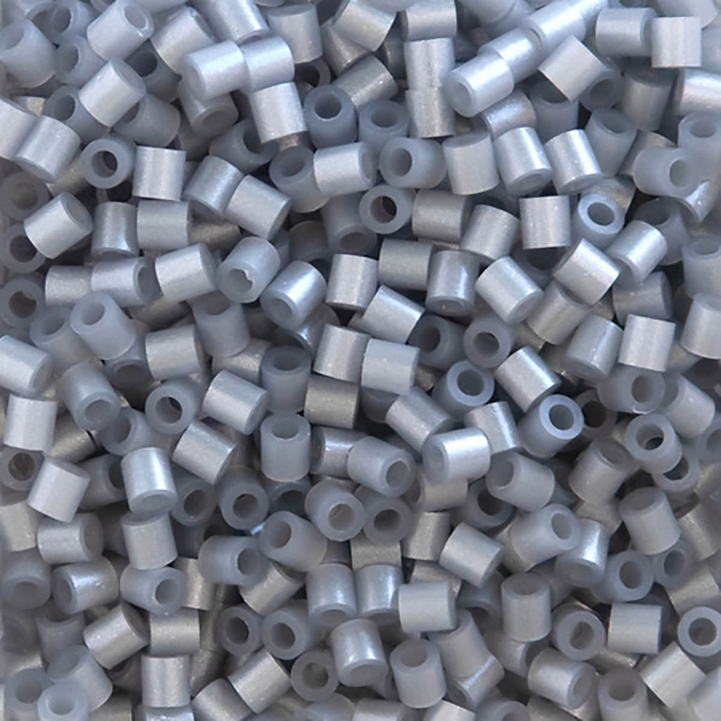 1,000 Perler Beads - Pearl Silver