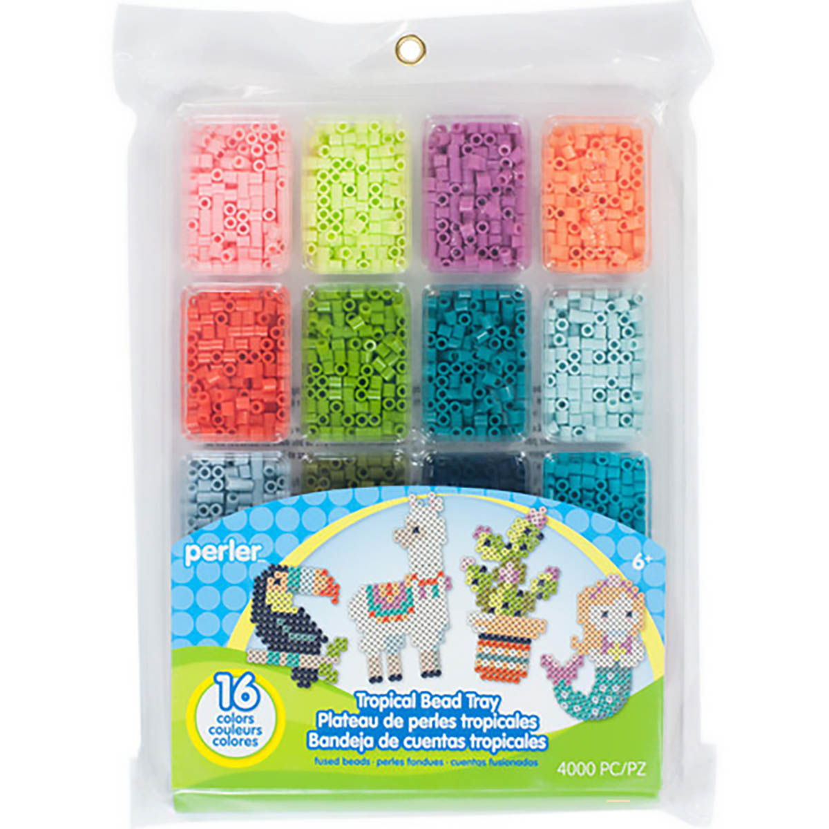 Tropical Perler Bead Tray